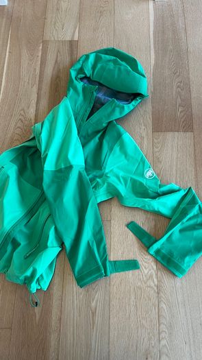 Mammut Alto Guide HS 3-Layer Waterproof Jacket - Men's S, Green - Hiking / Climbing Hardshell