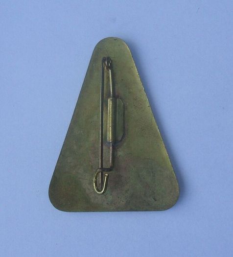 BARCELONA (Spain) - a large and vintage pilgrim's badge (1960s - 1970s)