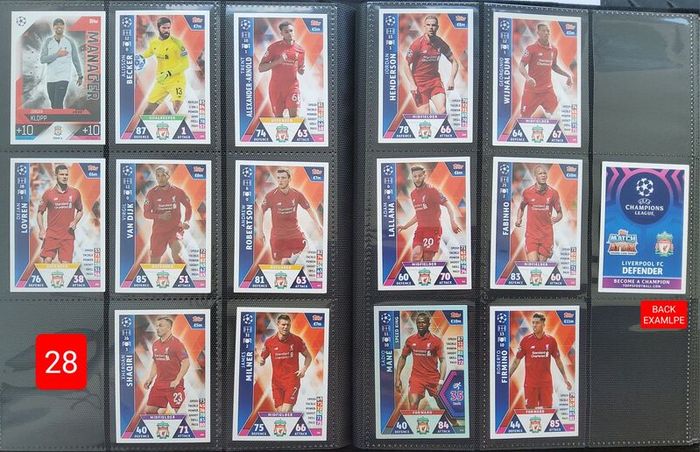Liverpool Footbal Cards