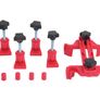 BRAND NEW 5Pcs/Set Universal Dual Cam Clamp Camshaft Timing Sprocket Gear Locking Tool Kit Car Auto Sprocket Gear Engine Timing Tool Set Image 2