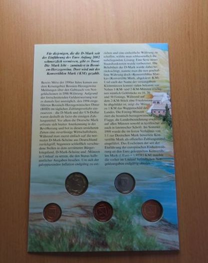 Bosnia and Herzegovina vintage original coins set unc