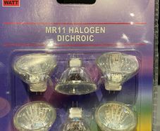 12volt ,  20w dichromatic halogen bulb pack of 6