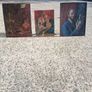 3 X George Weissbort Original Oil On Board Image 8