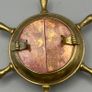 Vintage Brass Ship Wheel Ashtray 1960s Heavy Brass Ashtray Nautical Maritime Image 7