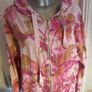 ISilk Everyday luxury cotton pink zipped hoodie jumper size M UK16 EU44 Postage included Image 4