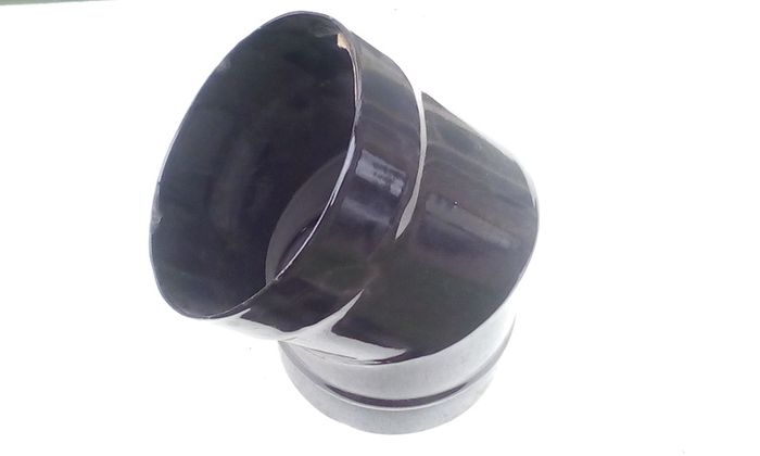 45 Degree Bend Stove Flue Mi-Flue Gloss 6'' 150mm BRAND NEW