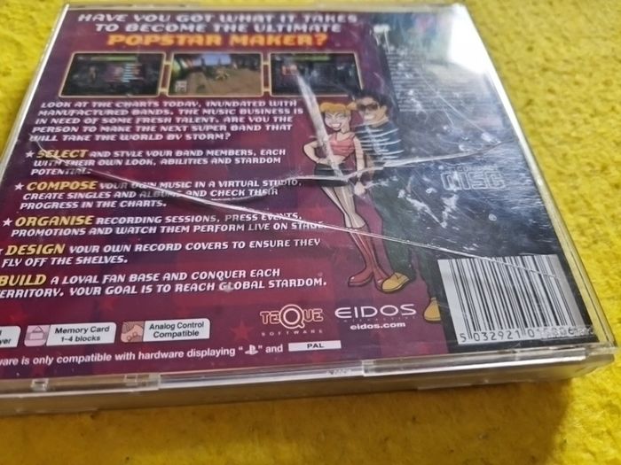 Popstar Maker PlayStation1 Ps1 PlayStation2 Ps2 games Original