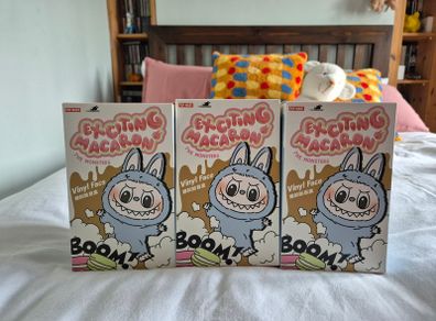 Genuine Macaron Labubu The Monsters Popmart