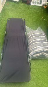 sun lounger and cushion