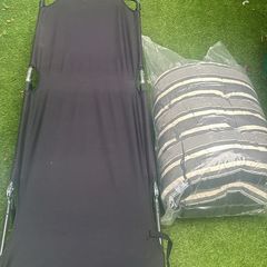 sun lounger and cushion