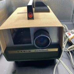 Vintage CABIN Automat 35mm Slide Projector - Retro Japanese Automatic Projector - 1960s/70s