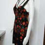 Karen Milllen rose chemical lace embroidered mini dress Image 4