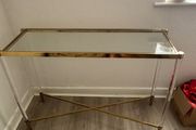 Gold Console Table