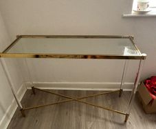 Gold Console Table