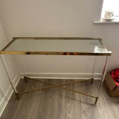 Gold Console Table