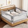 3 x Bed Rails for Toddlers, Adjustable Heights & Foldable Bed Guard for Full-Size King Mattress (2 x 200cm+1 x 150cm) Image 7