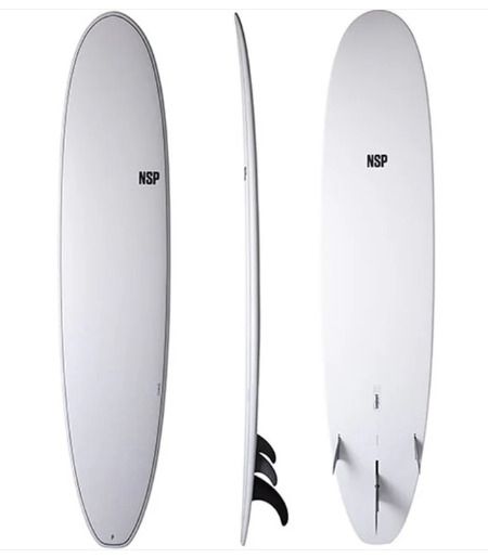 NSP Surfboard 8'6" Elements HDT Longboard 2 Plus 1
