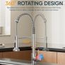 Brushed nickel pull down kitchen tap NEW Image 6