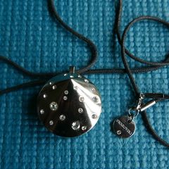 Swarovski Lip Gloss Pendant Necklace