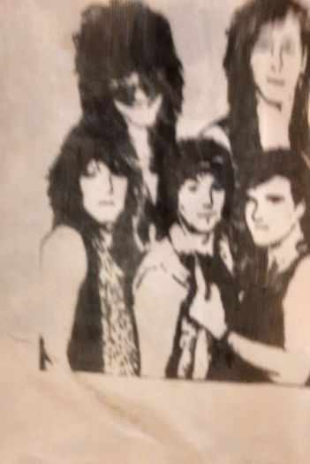 Bon jovi original rock concert banner/scarf 1988