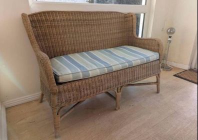 Wicker Bench