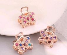 3pcs Rhinestone Butterfly Hair Claw