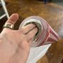 Large Red & Blue Plaid Oilcloth Roll Lot  Approx. 75m Image 4