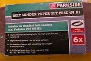 Parkside Belt Sander Sanding Paper Set Various Grit 6 Sheets