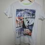 Boys White Logo Print Short Sleeve Top Age 8 - 9 Years Image 2