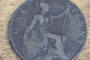 Great Britain UK 1907 One Penny Edward VII - free standard postage