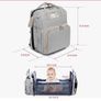 Brand New Nappy bag that converts to mini crib also Image 9