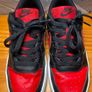Nike Court Borough Boys/Girls Low Top Trainers UK4 EUR36.5 Red/Black Image 6