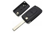 Replacement Car Remote Key Fob Shell For Peugeot / Citroen (2 buttons / CE0536)