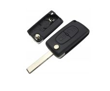 Replacement Car Remote Key Fob Shell For Peugeot / Citroen (2 buttons / CE0536)