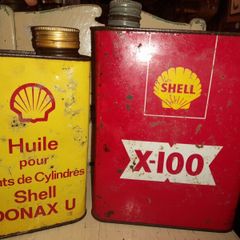 Shell Oil Cans
