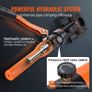 Copper Tube Fittings Hydraulic Pipe Crimping Tool, Pressing Plier with TH16, TH20, TH26, TH32 Quick Change Jaws, 360 Rotatable Press Kit for Confined Spaces Tee Fittings Hydraulically Driven Image 5