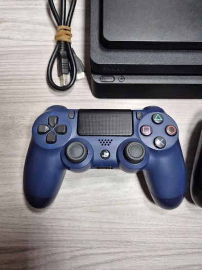 Sony PlayStation 4 Slim 500GB + 2TB HDD Console PS4, GTA 5 And Two Controllers
