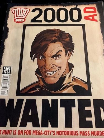 2000 AD Featuring Judge Dredd Progs 1753,1851, 1852, 1853, 1854,2219, 2227 mix progs running 28th Sept 2010 - 14 Apr 2021 -intermittent- IPC Magazines