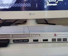 Playstation 2 Slim Silver console connections Works perfectly
