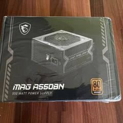 MSI MAG A550BN 550W 80+ Bronze Power Supply (New & Sealed)