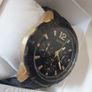 BRAND NEW Mens GUESS Caliber Chronograph Watch  Black Gold Great Deal Image 4