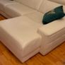 Italian REAL White Leather Sofa Image 4