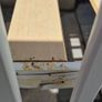 Nested wooden cot with mattress Image 3