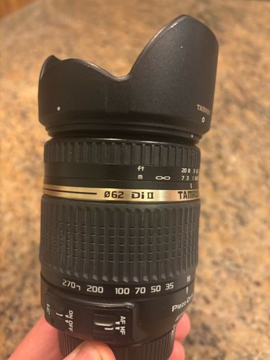 Tamron 18 - 270mm F/3.5-6.3 zoom lens for Nikon