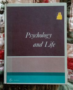 Psychology and life Vintage Book