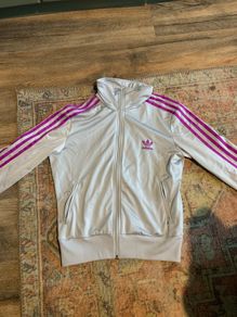 Adidas Originals Grey & Purple Track Jacket Size M