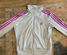 Adidas Originals Grey & Purple Track Jacket Size M