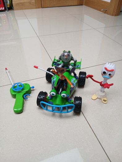 toy story remote controlled car and figure