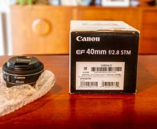 Canon EF 40mm f/2.8 STM Pancake | Ultra Compact Lens | Boxed | Excellent