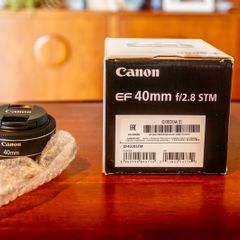 Canon EF 40mm f/2.8 STM Pancake | Ultra Compact Lens | Boxed | Excellent